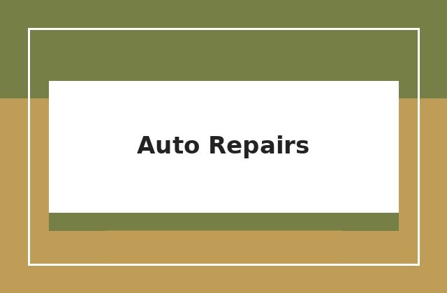 Auto Repairs